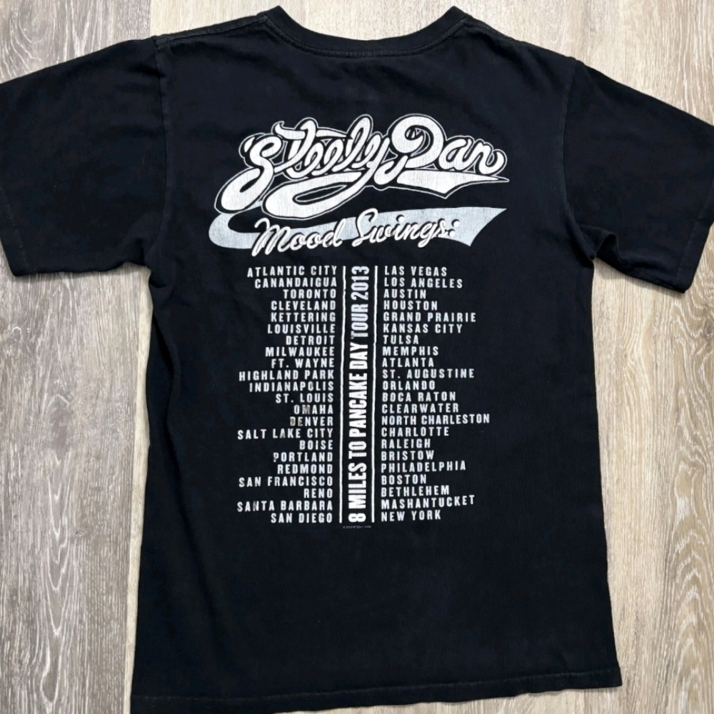 Vintage Steely Dan 2013 Mood Swings Concert Tour Band T-Shirt - Picture 3 of 6
